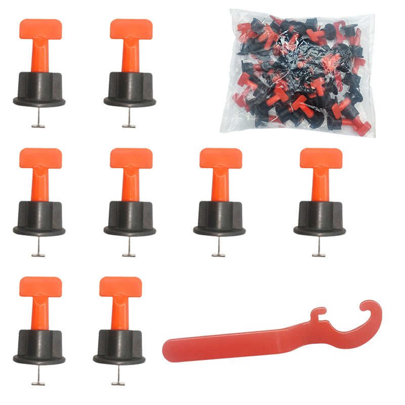 Bộ dụng cụ cân bằng gạch lát nền gốm sứ hiện đại, 50 chi tiết, có thể tái sử dụng (Khuyến mãi) - Daisan Store