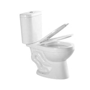 Bồn cầu hai khối bằng sứ trắng Siphonic MJ - P - 2109 WC xả êm, đóng mở nhẹ nhàng - Daisan Store