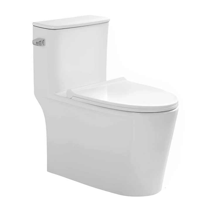 Bồn cầu một khối bằng gốm sứ trắng không khung Medyag MLZ - 1103 - Daisan Store
