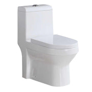 Bồn cầu sứ Medyag cỡ lớn hình chữ S 300mm, bồn cầu một khối Inodoro, bồn cầu tròn - Daisan Store