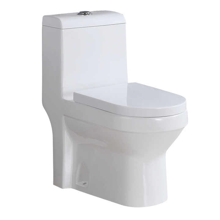 Bồn cầu sứ Medyag cỡ lớn hình chữ S 300mm, bồn cầu một khối Inodoro, bồn cầu tròn - Daisan Store
