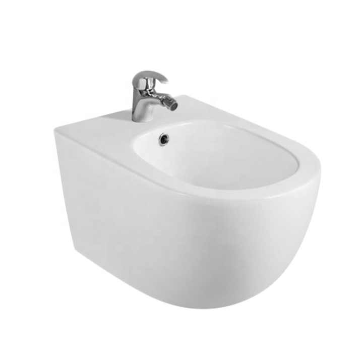 Bồn cầu treo tường bằng sứ Medyag, bồn cầu thông minh gắn tường, bồn cầu thông minh rửa mặt bằng sứ dành cho nữ - Daisan Store