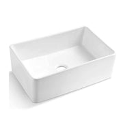 Bồn rửa bát đơn hình chữ nhật bằng sứ chịu lửa màu trắng 33" LX 20" W CUPC - Daisan Store