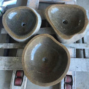 Bồn rửa ngoài trời bằng đá tự nhiên, bồn rửa bằng đá nhân tạo, bồn rửa bằng bình thủ công - Daisan Store