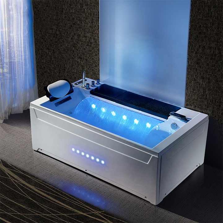 Bồn tắm ngâm Nhật Bản bằng nhựa dành cho người lớn Liệu pháp lướt sóng gợi cảm Massage sục khí Bồn tắm sục nước nóng - Daisan Store