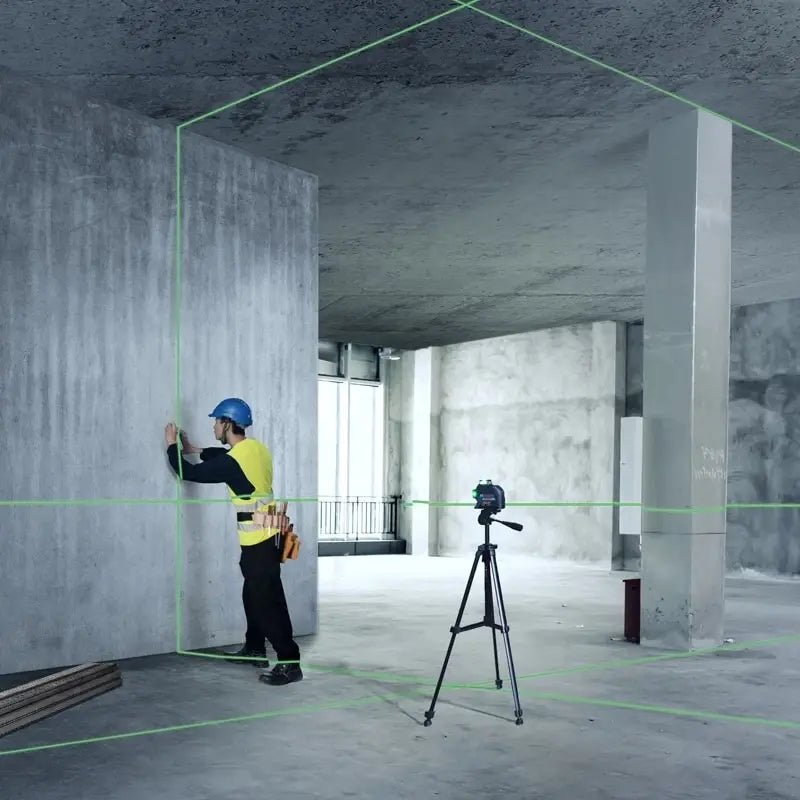 Bosch LR7 May Laser Do Xanh 3D 12 Duong Tia Can Do Chinh Xac - Daisan Store