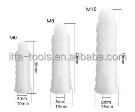 Bu lông nở nhựa chắc chắn M6/M8/M10 - Daisan Store