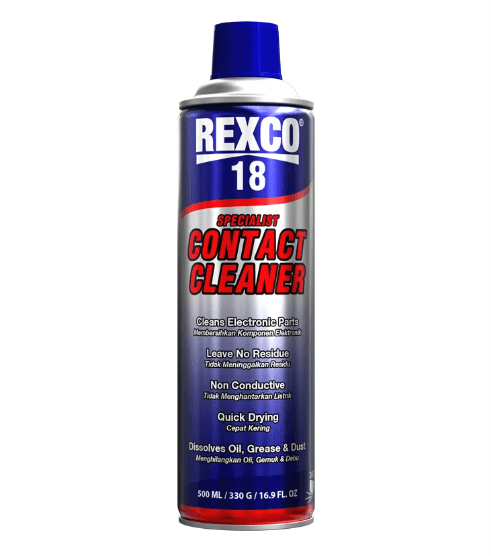 Chất Tẩy Rửa Linh Kiện Điện REXCO 18 Contact Cleaner 220 Ml 180 G 7.4 Fl Oz - Daisan Store