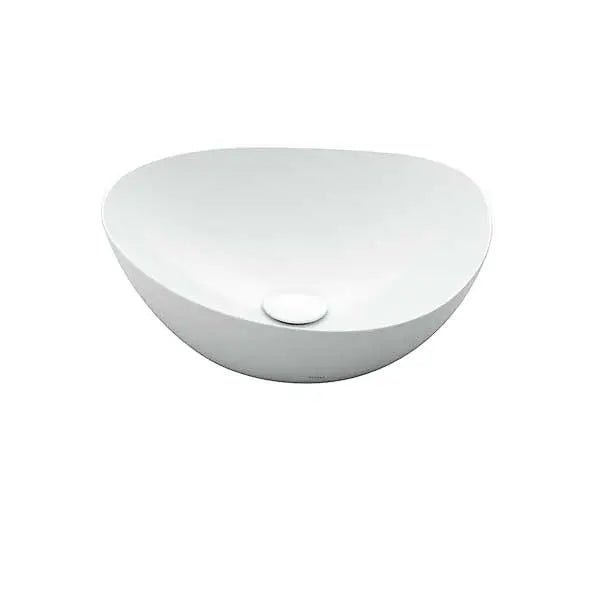 Chậu đặt bàn vành mỏng Linear Ceram LT4704MTG19CMW - Daisan Store