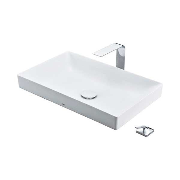 Chậu đặt bàn vành mỏng Linear Ceram LT4715MTG17CMW - Daisan Store