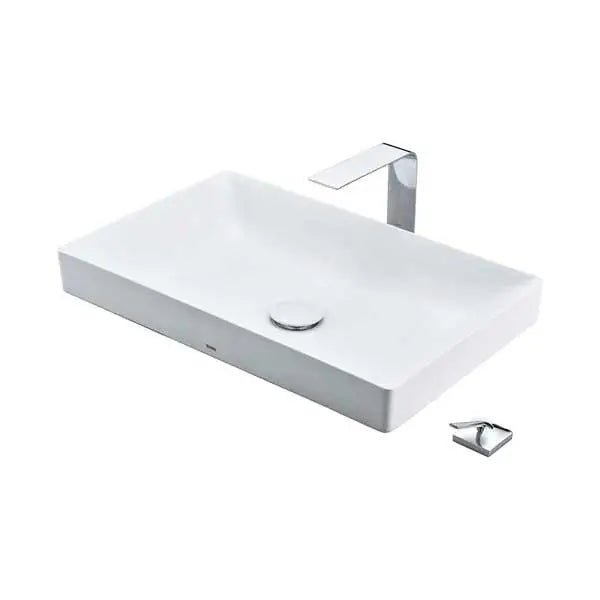 Chậu đặt bàn vành mỏng Linear Ceram LT4716MTG17CMW - Daisan Store