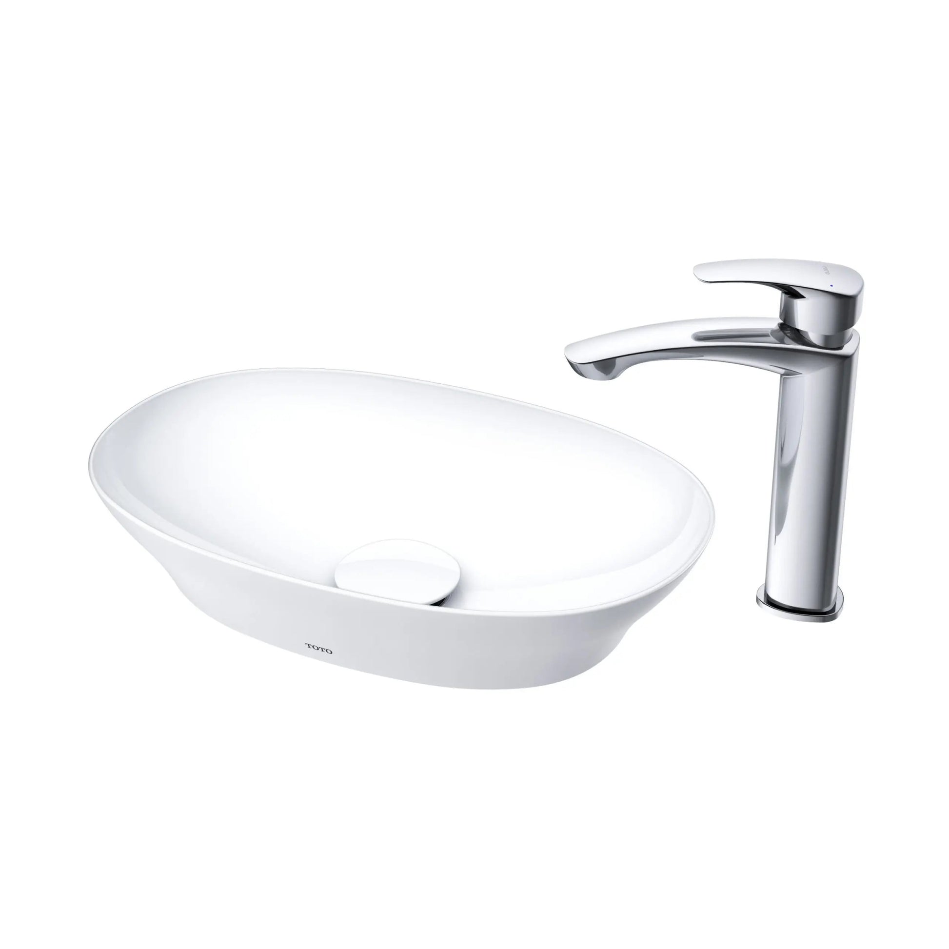 Chậu đặt bàn vành mỏng Linear Ceram LT4724MTCMW - Daisan Store