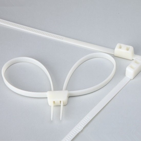 Còng tay nhựa dùng một lần tự khóa Trung Quốc, dây cáp nylon kép 12*700mm - Daisan Store