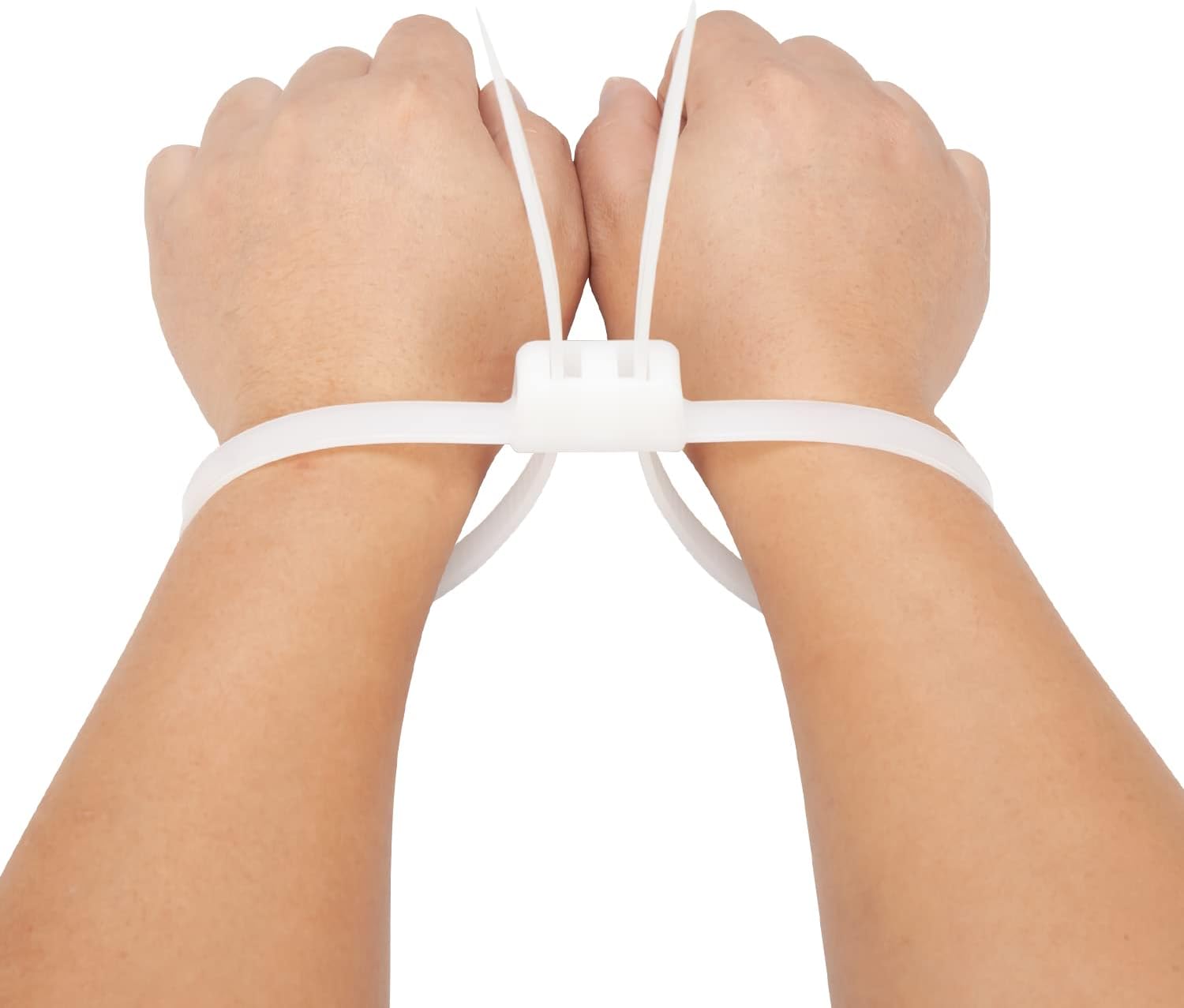 Còng tay nhựa dùng một lần tự khóa Trung Quốc, dây cáp nylon kép 12*700mm - Daisan Store
