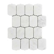 Đá cẩm thạch trắng Lander Stone Mosaic đánh bóng không đều cho phòng tắm - Daisan Store