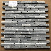 Đá Mosaic tự nhiên rung đen NA 15mm LUX - 15QR004 - Daisan Store