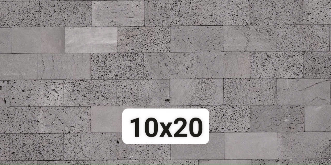 Đá ong xám 10x20x1,2 - Daisan Store