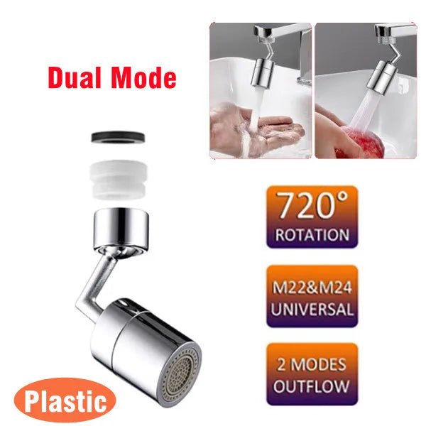 Đầu vòi xoay 1080° đa năng cho bồn rửa chén bát - Daisan Store