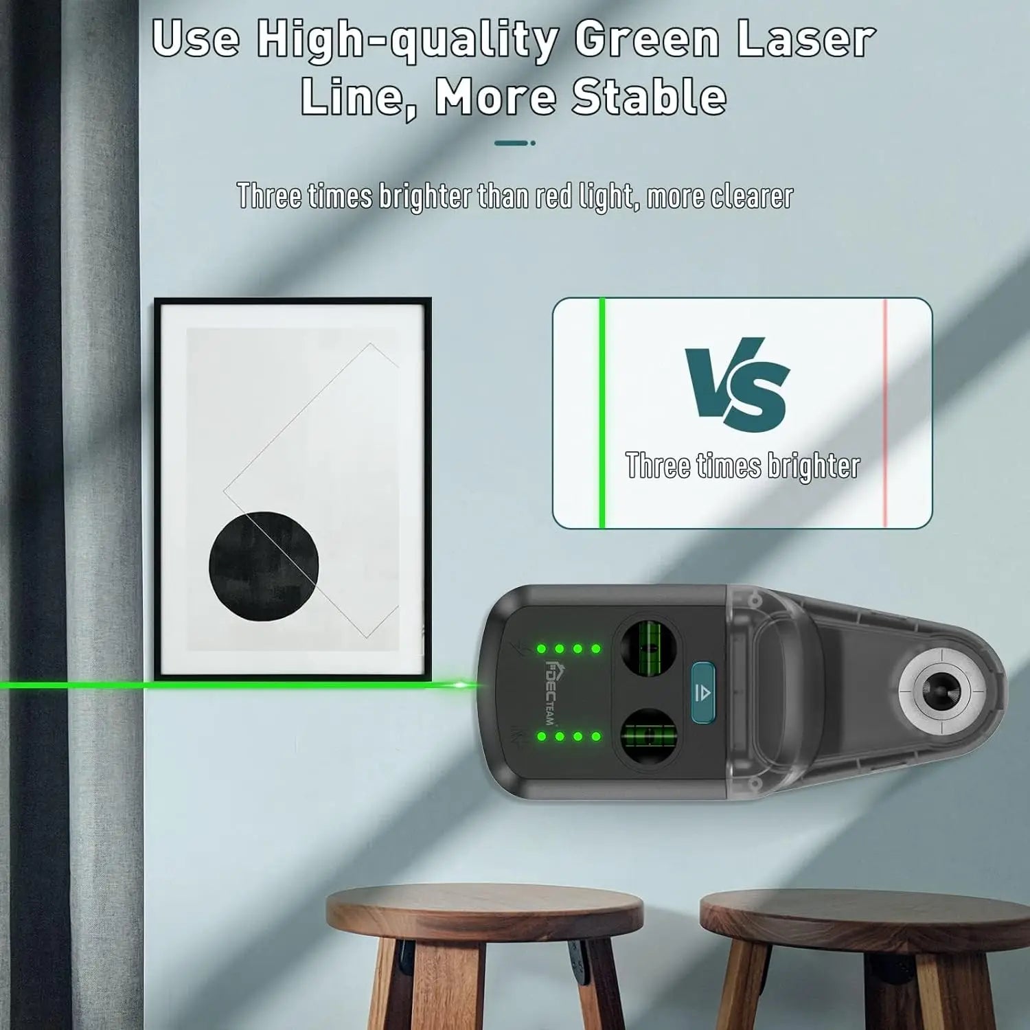 Decteam Hút Bụi Máy Laser Level Với Dọc Và Giá Treo Tường - Daisan Store