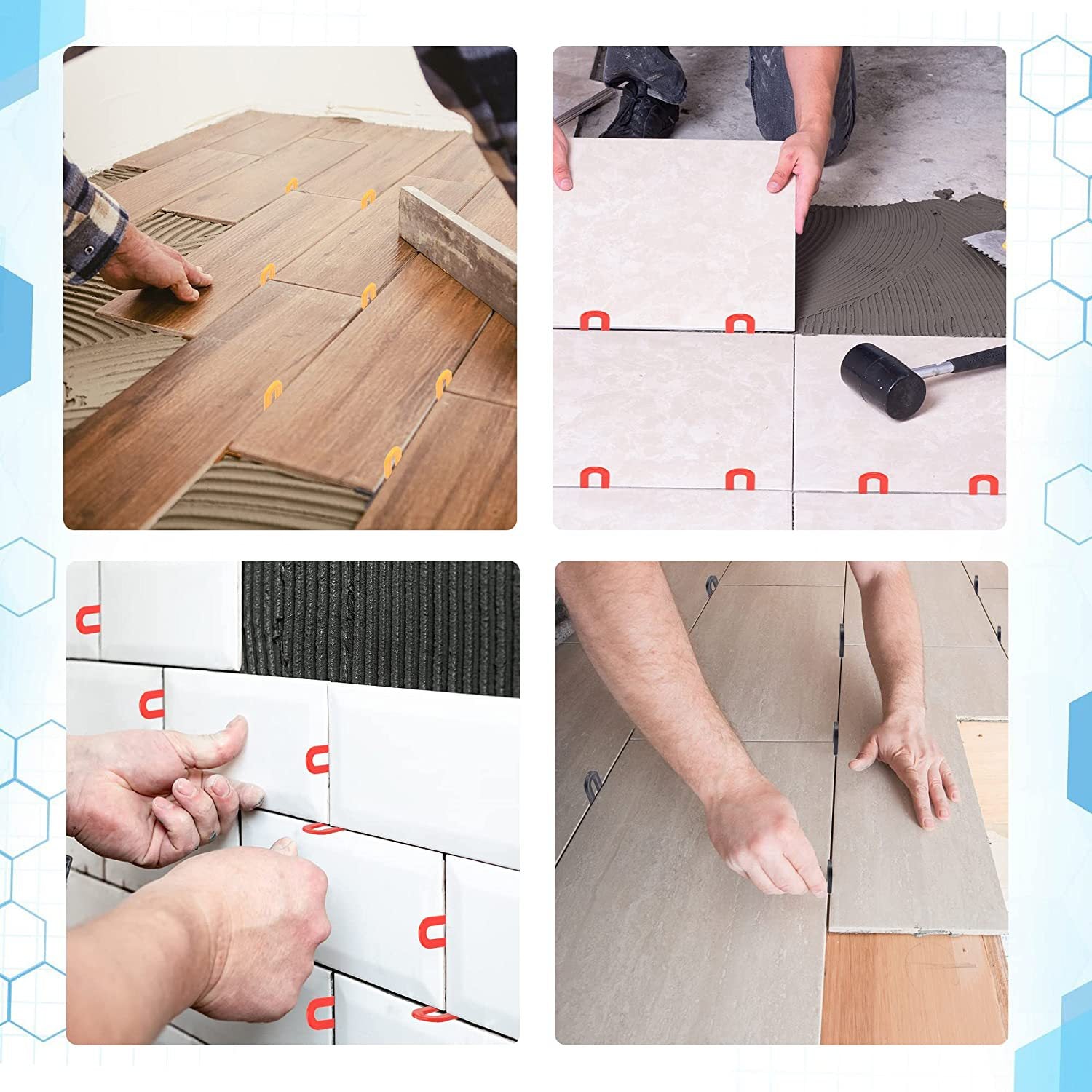 Đệm nhựa hình móng ngựa cách ly gạch - Daisan Store
