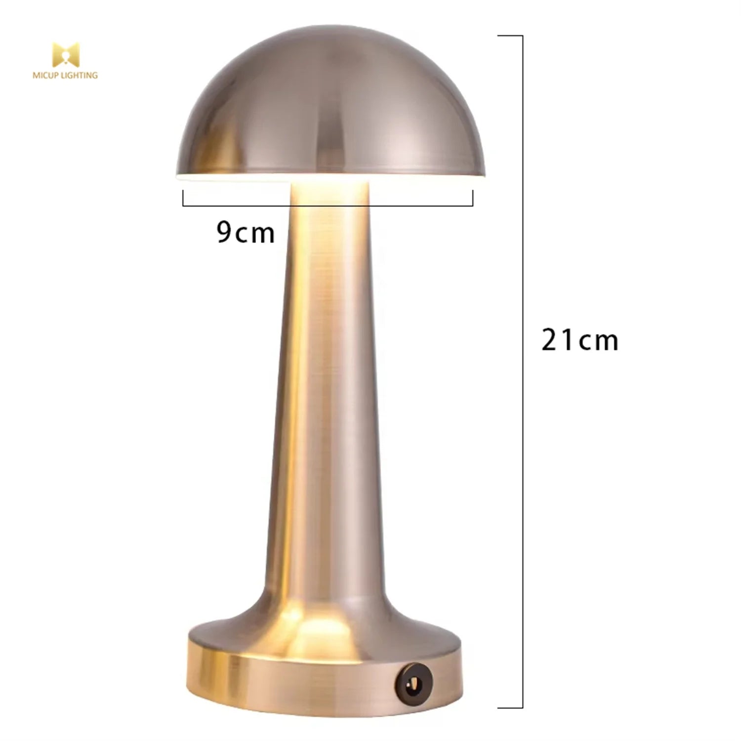 Đèn Bàn Không Dây Hình Vòm LED Sạc Pin Nhỏ Di Động Tại Nhà - Daisan Store