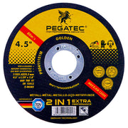 Đĩa cắt PEGATEC 125mm 4,5" 115X1X22 có gia cố bằng sợi thủy tinh - Daisan Store