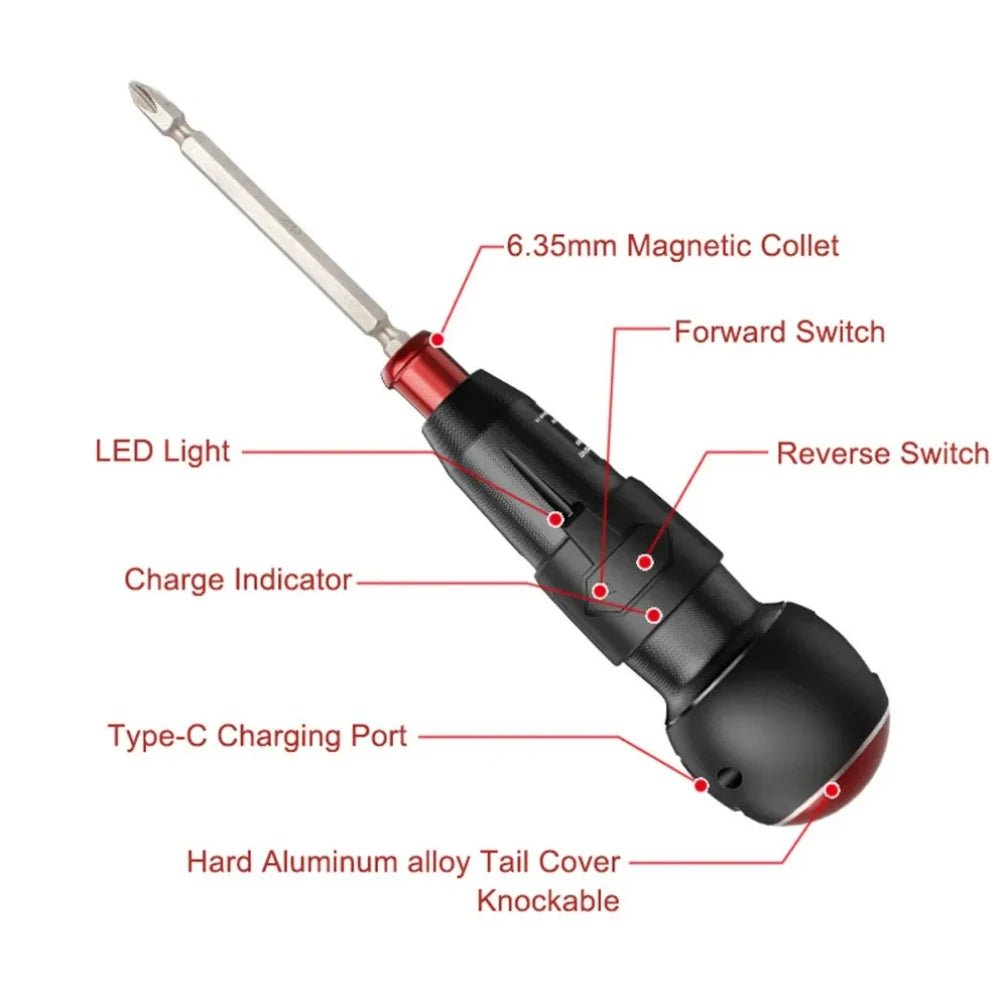 Dụng Cụ Vặn Vít Không Dây 10Trong1 3.6V Sạc Lại Gia Đình - Daisan Store