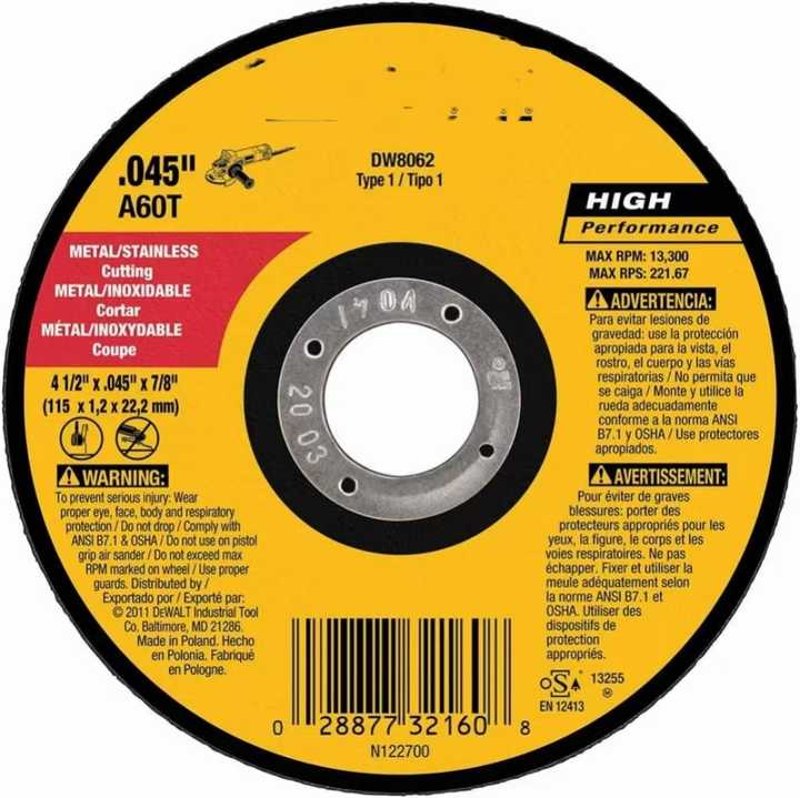 Factory Price Metal & Stainless Cutting Disc Cut Off Wheel 4.5 Inch - Daisan Store