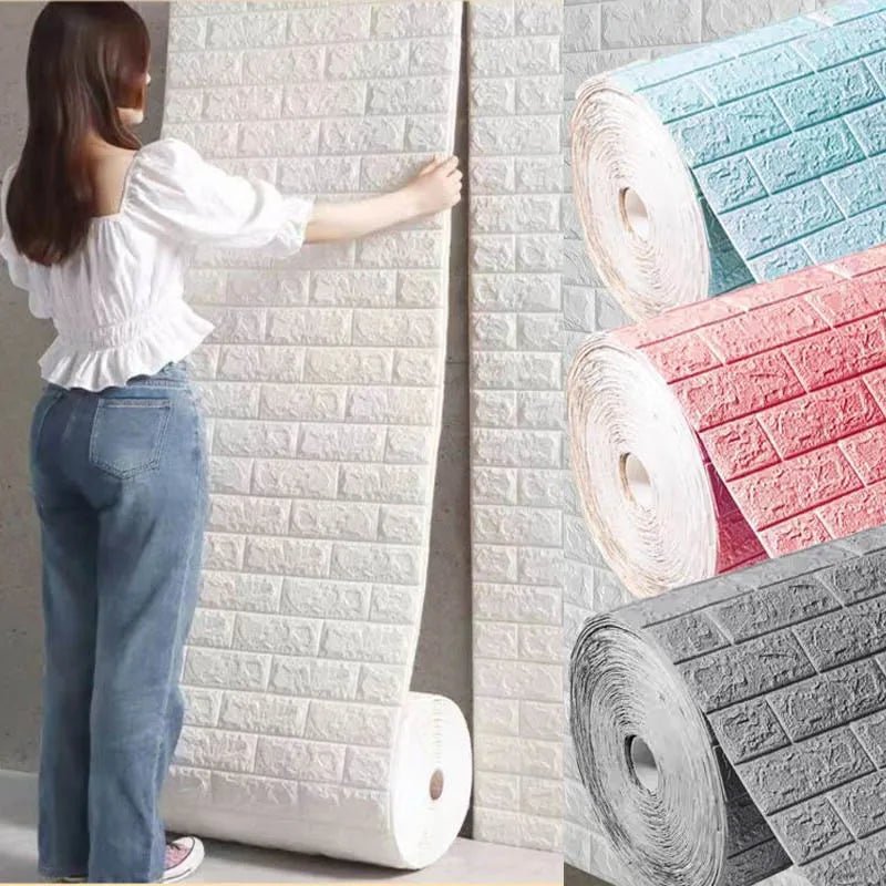 Gạch 3D Dán Tường Chống Nước Trang Trí Phòng 70x100cm - Daisan Store