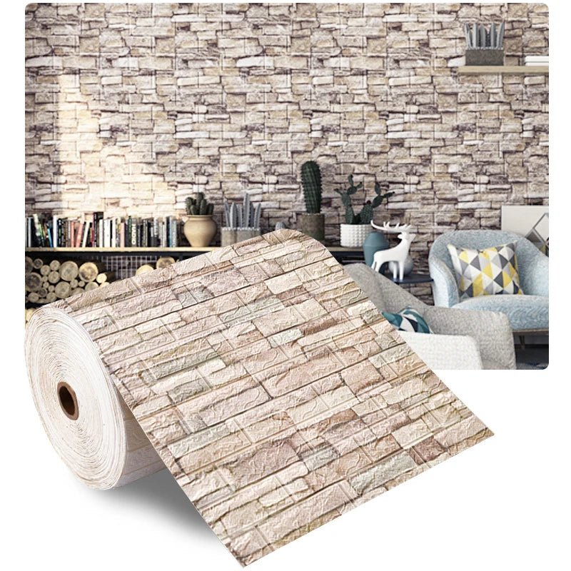 Gạch 3D Dán Tường Chống Nước Trang Trí Phòng 70x100cm - Daisan Store