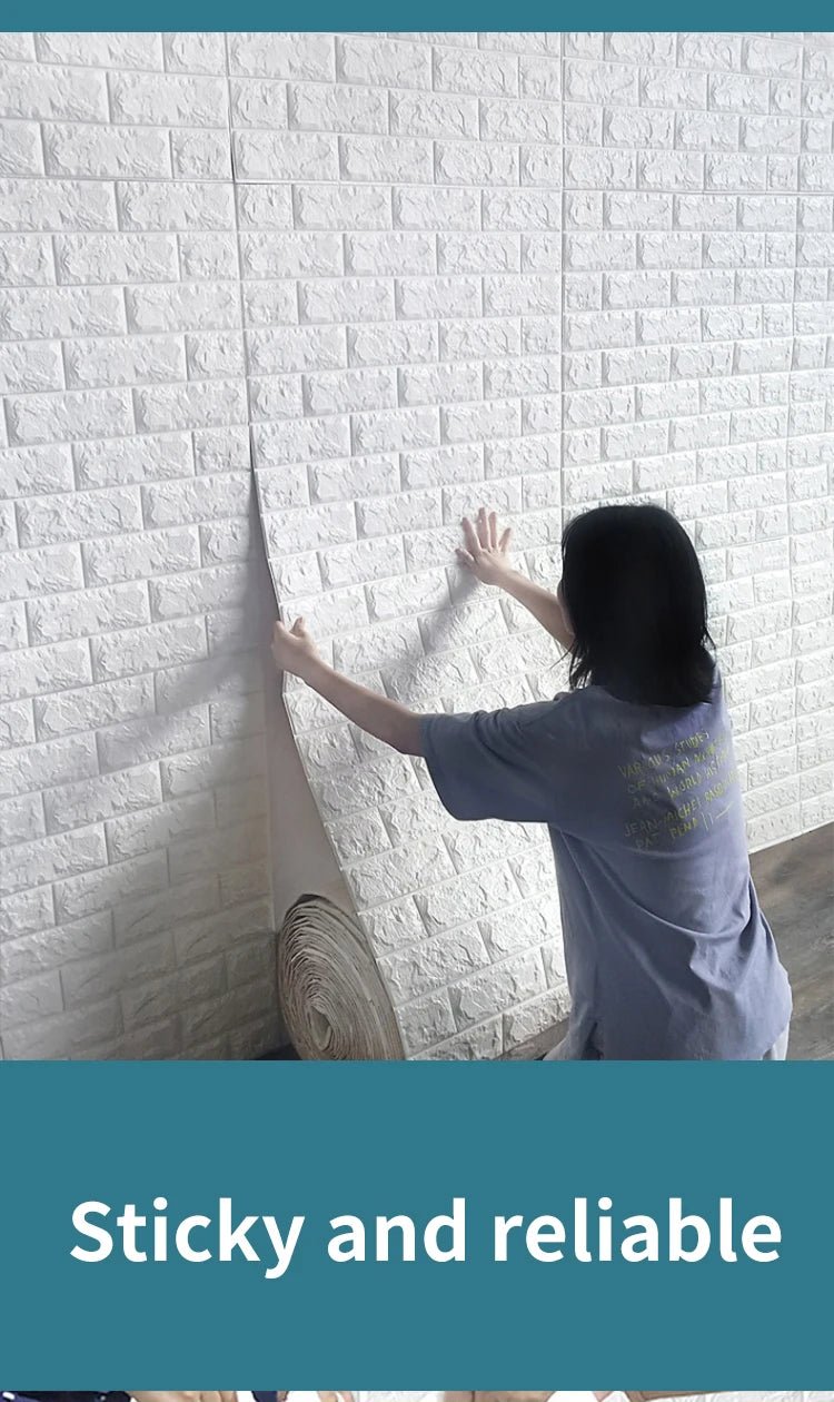 Gạch 3D Dán Tường Chống Nước Trang Trí Phòng 70x100cm - Daisan Store