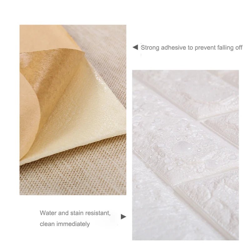 Gạch 3D Dán Tường Chống Nước Trang Trí Phòng 70x100cm - Daisan Store