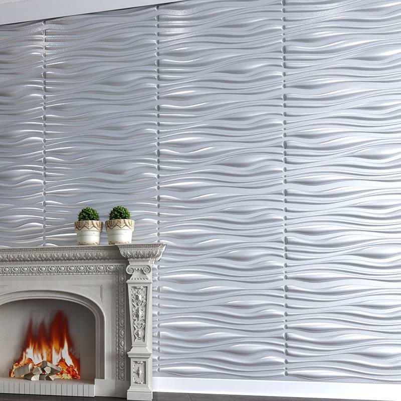 Gạch 3d ốp tường trang trí chống thấm màu tím - Daisan Store