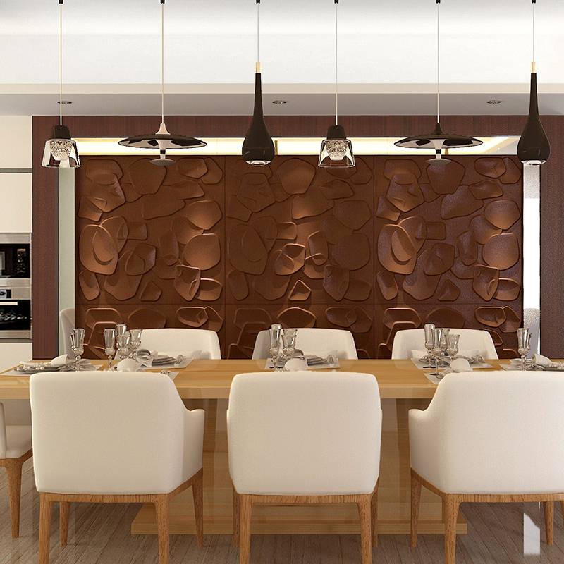 Gạch 3d ốp tường trang trí chống thấm màu trắng - Daisan Store