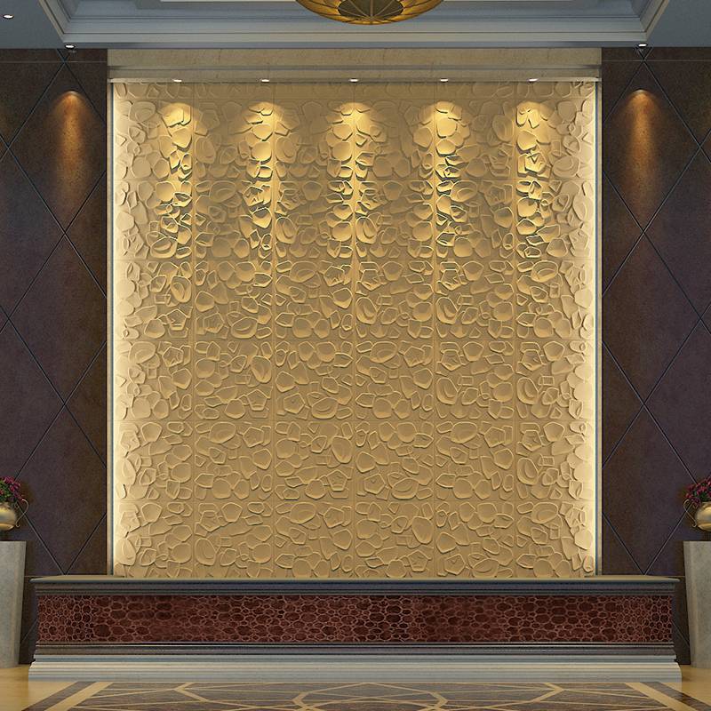 Gạch 3d ốp tường trang trí chống thấm màu trắng - Daisan Store