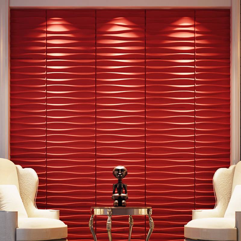 Gạch 3d ốp tường trang trí chống thấm màu vàng - Daisan Store