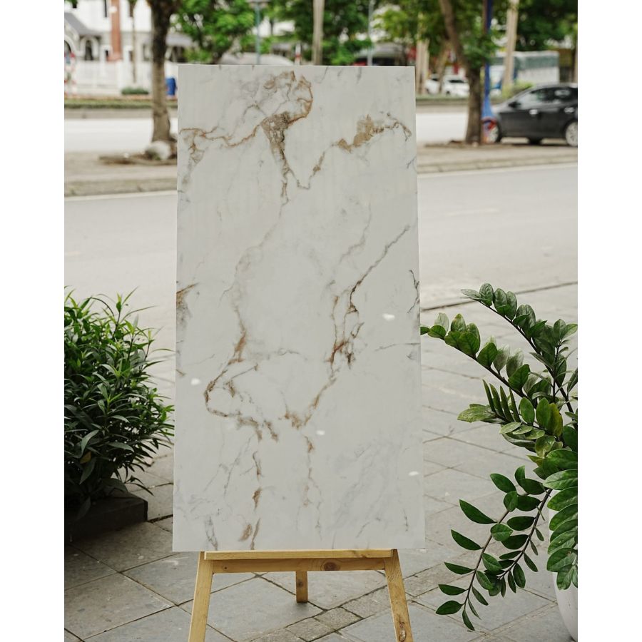 Gạch Ấn Độ KT 600x1200mm Latina Bianco - Daisan Store