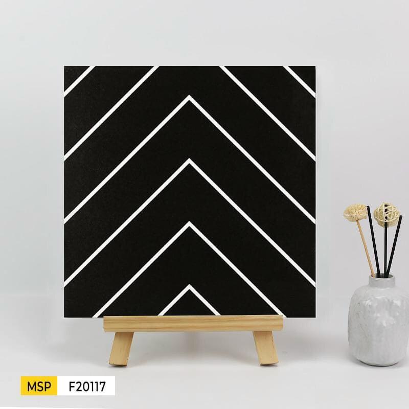 Gạch bông 200x200mm 20117 (BD trắng) ( 1m/1hộp) - Daisan Store