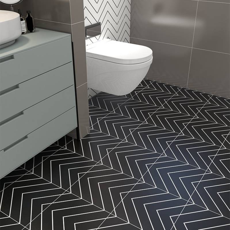 Gạch bông 200x200mm 20117(1m/hộp) (BD vàng) - Daisan Store