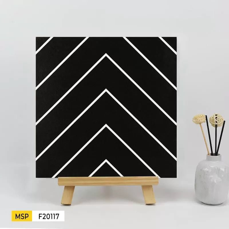 Gạch bông 200x200mm 20117(1m/hộp) (BD vàng) - Daisan Store
