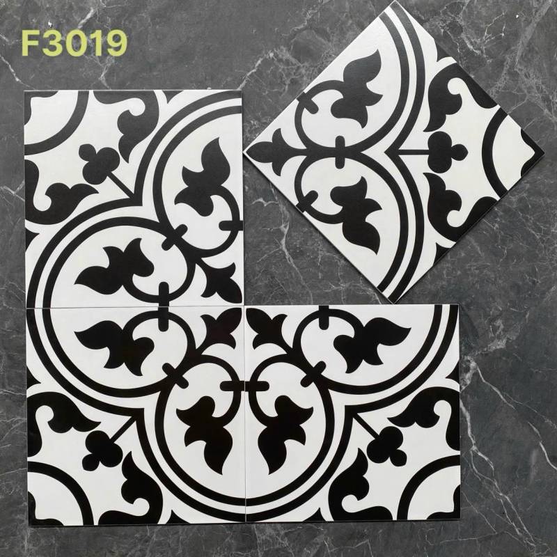 Gạch bông 30x30cm họa tiết đen trắng - Daisan Store
