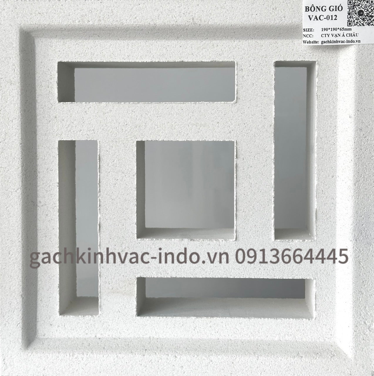 Gạch bông gió VAC - 012 - Daisan Store