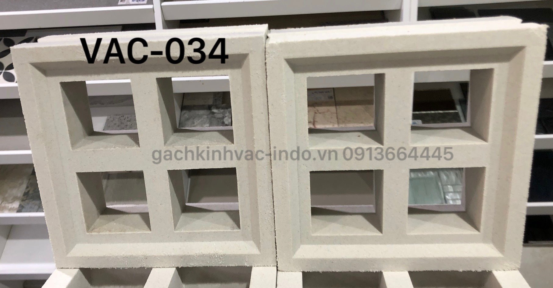 Gạch bông gió VAC - 028 - Daisan Store
