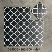 Gạch Bông KT 200x200mm (BD trắng) DS2905 - Daisan Store