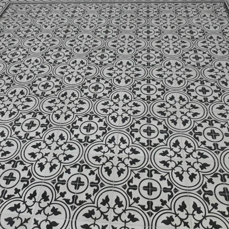 Gạch Bông KT 200x200mm mã DC222 (BD trắng) - Daisan Store