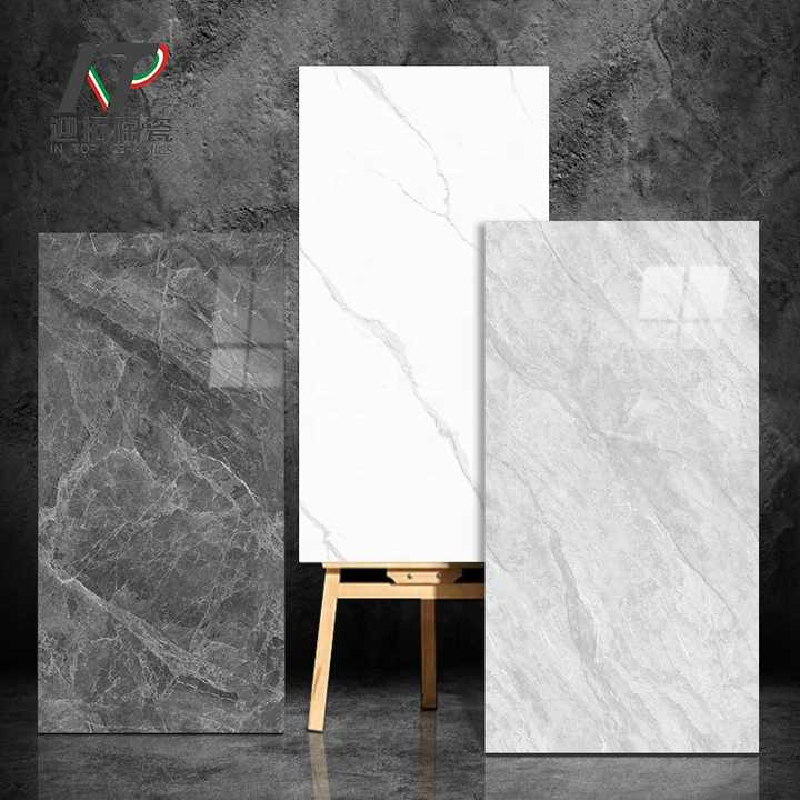 Gạch đá cẩm thạch nguyên khối 600x1200mm Gạch sứ đánh bóng hoàn toàn Gạch lát sàn và ốp tường trong nhà - Daisan Store