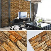 Gạch Dán Tường 3D Chống Thấm DIY 35x38.5CM - Daisan Store