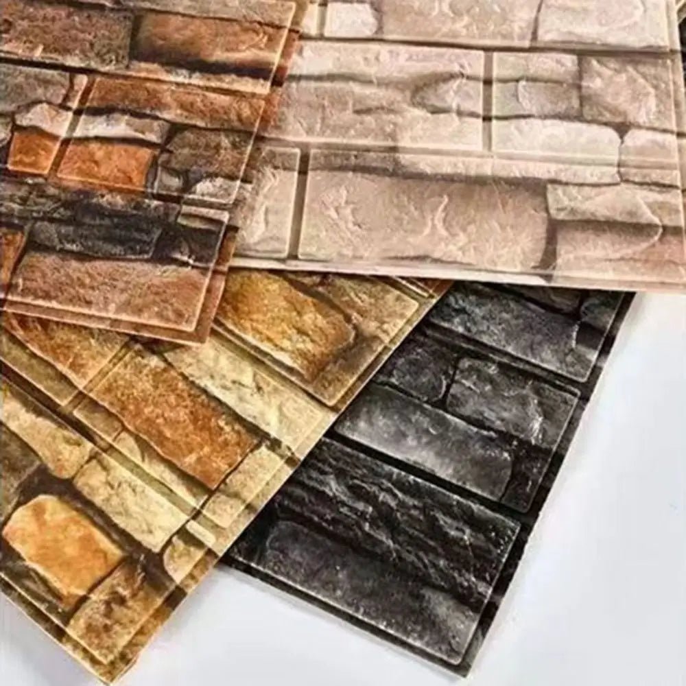 Gạch Dán Tường 3D Chống Thấm DIY 35x38.5CM - Daisan Store