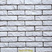 Gạch giả cổ màu trắng - Daisan Store