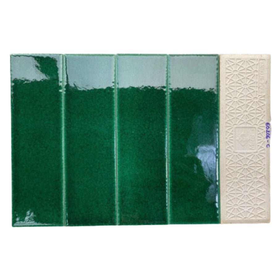 Gạch gốm men rạn KT 60x200mm xanh lá đậm MBL60206 - C - Daisan Store